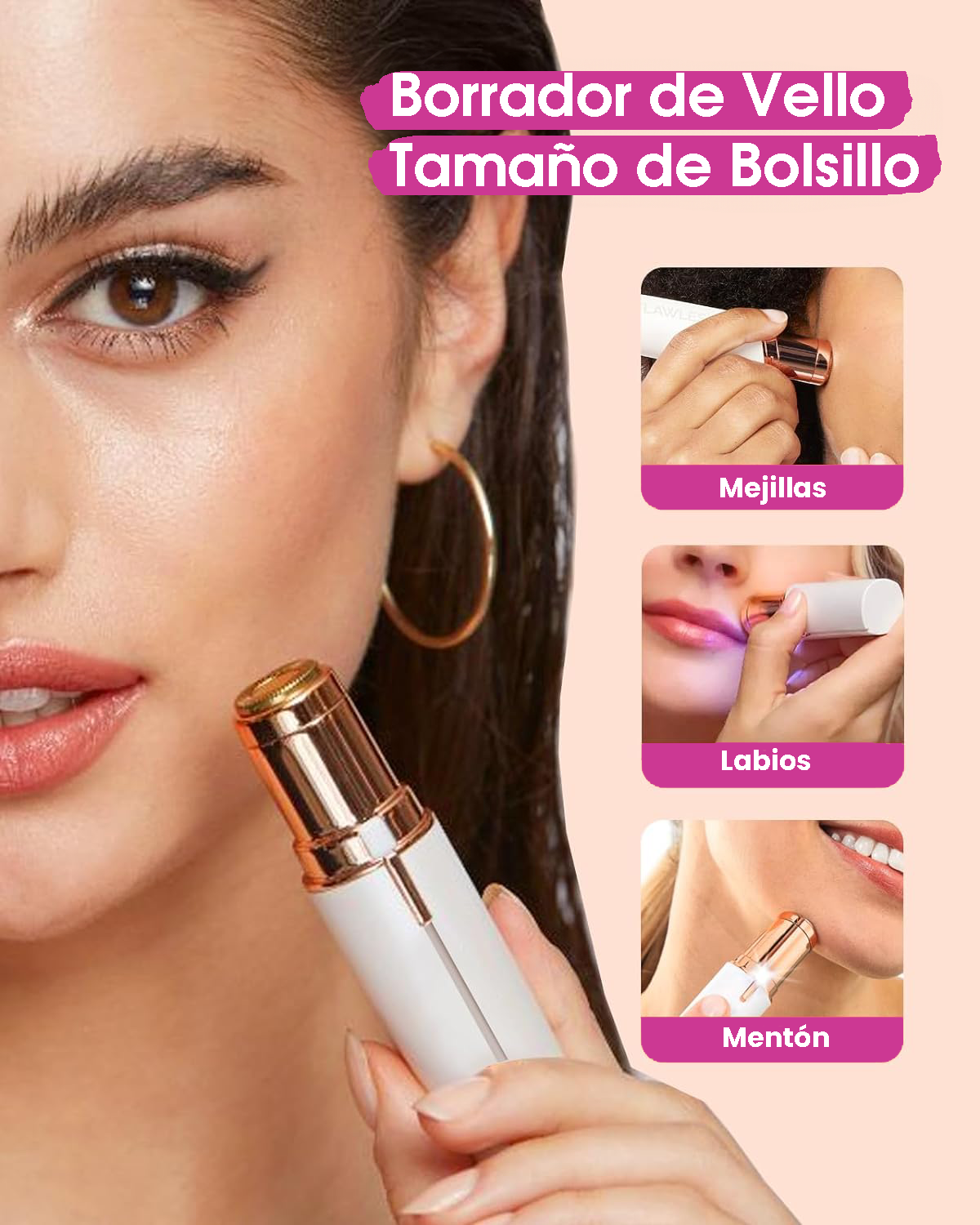 Borrador De Vello Facial | Gloss Mini